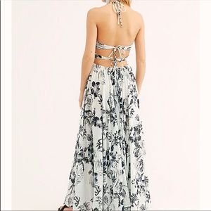 FREE PEOPLE MAXI DRESS - yellow - small